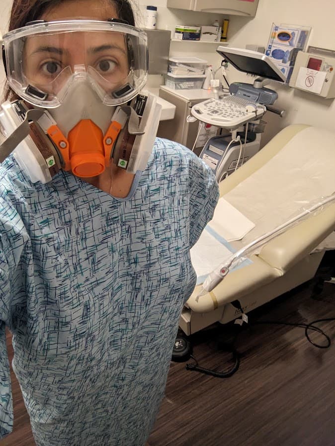Filtered masks and full hospital gear protect me from deadly infections.
